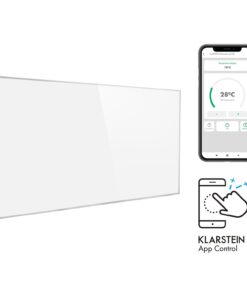 Klarstein Wonderwall 600 Smart, infravörös hősugárzó, 60 x 100 cm, 600 W, heti időzítő, IP24, fehér