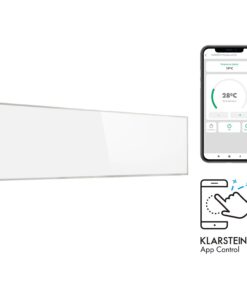 Klarstein Wonderwall 300 Smart, infravörös hősugárzó, 30 x 100 cm, 300 W, heti időzítő, IP24, fehér