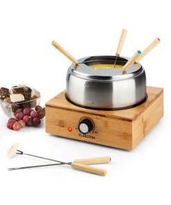 Klarstein Bambus, fondue, 800 W, fazék nemesacélból