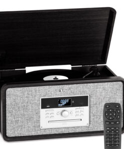 Auna Bella Ann, sztereó rendszer, lemezjátszó, DAB+/UKW rádió, USB, bluetooth