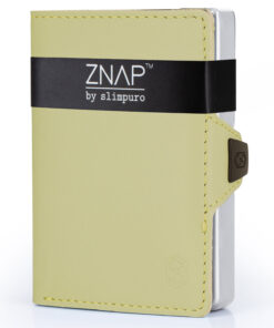 Slimpuro ZNAP Slim Wallet, 12 kártya, érmés rekesz, 8,9 x 1,8 x 6,3 cm (Sz x Ma x Mé), RFID-védelem