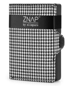 Slimpuro ZNAP Slim Wallet, 12 kártya, érmés rekesz, 8 x 1,8 x 6 cm (Sz x Ma x Mé), RFID-védelem
