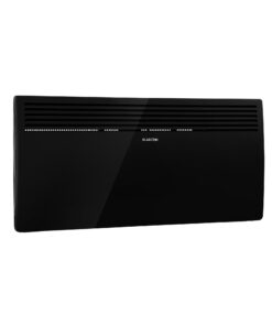 Klarstein Hot Spot Slimcurve, konvektor, fűtőtest,  80 x 40 cm, 20 m², 2000 W, 5 - 40 °C, IP24, fekete