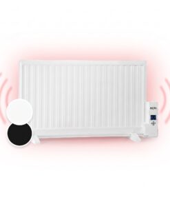 OneConcept Wallander, olajradiátor, 1000 W, termosztát, olajfűtés, lapos design, fehér