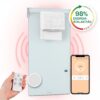 Klarstein Hot Spot Crystal Spotless Smart, infravörös hősugárzó, 750 W, alkalmazás, fehér
