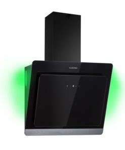 Klarstein Aurora Eco 60, páraelszívó, 60 cm, falra szerelhető, 585 m³/h, A+, érintéses vezérlés, fekete