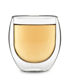 Feelino Jumbo ivópohár, Duplafalú, Kiváló minőségű boroszilikát üveg, 410 ml, Egyedi