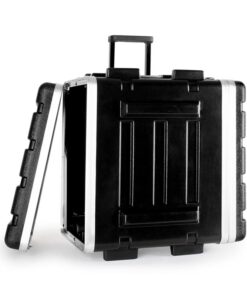 FrontStage ABS-Trolley flightcase, rack case, koffer, 19", 4 U