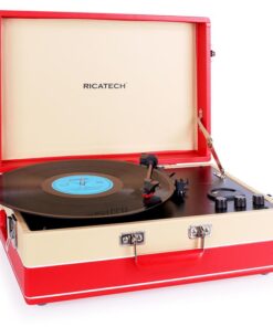 Ricatech RTT95 gramofon USB-vel, FM, digitalizálás