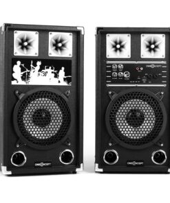 OneConcept BSX-8A, 45 W, USB, microSD, PA hangfal, fekete