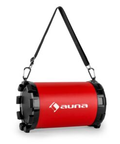 Auna Dr. Red Boom 2.1- bluetooth hangfal, USB, SD, AUX, akkumulátor