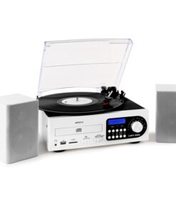 Majestic TT38, sztereórendszer, LP, CD, fehér