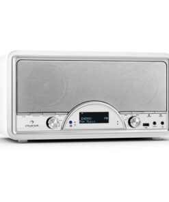 Auna Virgina WH DAB/DAB+ digitális rádió, Bluetooth, USB, FM, AUX, MP3, fehér