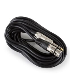FrontStage audiokábel, 6m, fekete, XLR 6,3mm jackhez