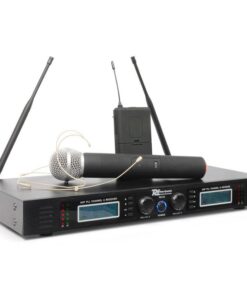 Power Dynamics PD732C, 2 x 16 csatornás UHF vezeték nélküli mikrofon rendszer