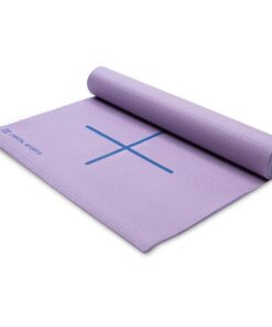 Capital Sports Yogamatte gimnasztikai szőnyeg, 173 x 60 cm, lila, vállra akasztható táskával