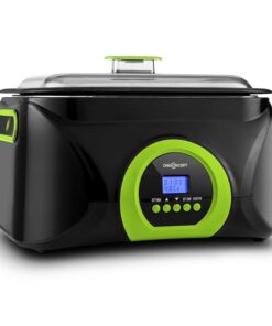 OneConcept Sanssouci Sous Vide lassú főző, 5 l, 300 W, fekete/zöld