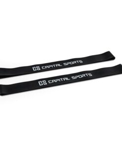Capital Sports Bandizo, fekete, 60 cm, gimnasztikai szalag, 2 darab, készlet