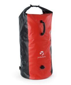 Yukatana Quintono 100 trekking hátizsák, 100 liter, vízálló, fekete/piros