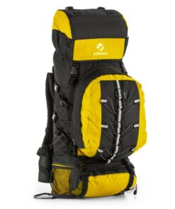 Yukatana Almer, sárga/fekete, túrahátizsák, 80 l, 40 x 80 x 35 cm, kis hátizsák