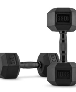 Capital Sports Hexbell Dumbbell kis kézi súlyzó, pár, 2 x 10 kg