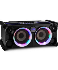 Ibiza SPLBOX200-BK hordozható audiorendszer, 200W, bluetooth USB/SD, line, FM, fekete