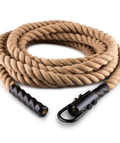 Capital Sports Power Rope H4 lengőkötél kampóval 4m, 3,8cm, mennyezeti felfüggesztés