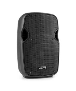 Vonyx AP800, fekete, hi-end 10" passzív hangfal, 200 W, 35 mm-es karima állványra