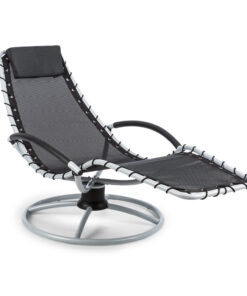 Blumfeldt Chiller lengőágy 77x85x173 cm 360 Comfort ComfortMesh fekete