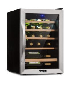 Klarstein Vinamour 19, borhűtő, 62 liter, 19 palack, 4 - 18 °C, 40 dB, üveg, fekete