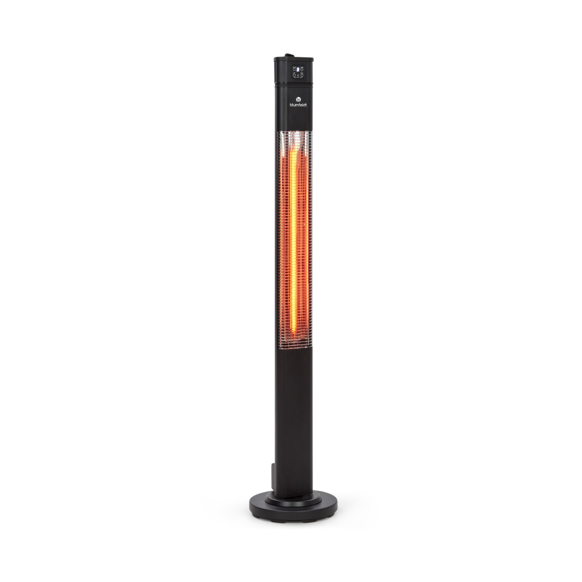Blumfeldt Heat Guru, infravörös hősugárzó, 2000 W, 3 fűtési fokozat, távirányító, fekete