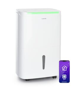 Klarstein DryFy Pro Connect Smart, Párátlanító, WiFi, Kompresszor, 30l/d, 25-35 m², Fehér