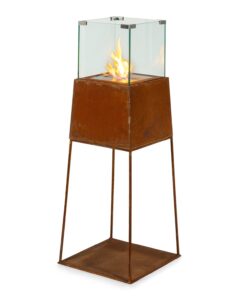 Blumfeldt Firetower, etanol kandalló, biztonsági égő, 250 ml/1,5 ó, tűzoltó segédeszköz, lángvédelem