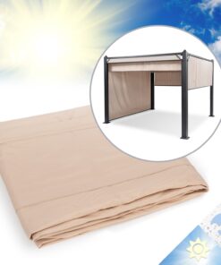 Blumfeldt Pantheon Cortina Pergola, csere oldalfal-készlet: 4 fal, 200 g/m², poliészter szövet, 3 x 6 m
