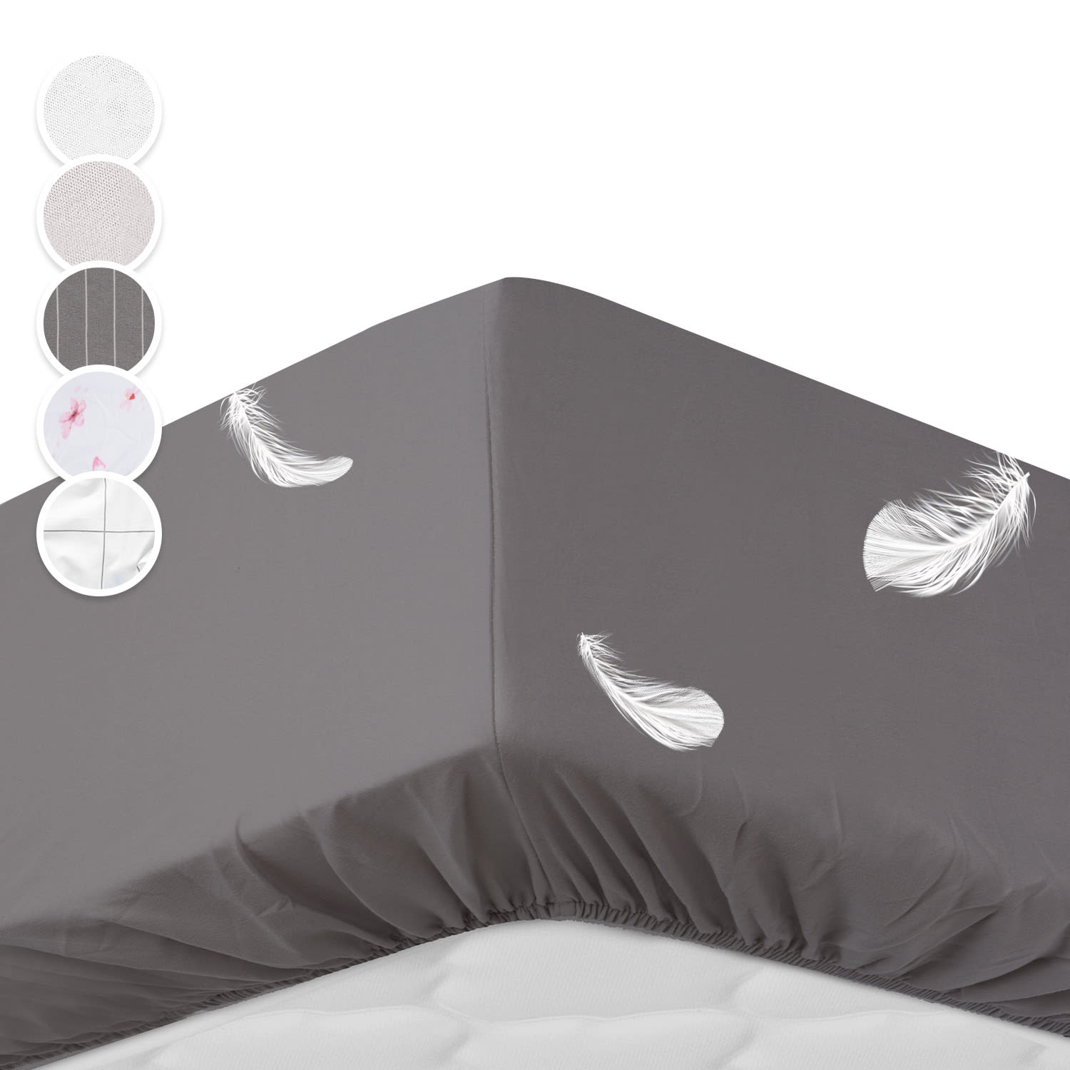 Sleepwise Soft Wonder-Edition, elasztikus ágylepedő, 140- 160 x 200 cm, mikroszálas
