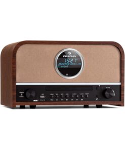 Auna auna Columbia DAB rádió 60 W CD-lejátszó DAB+/FM tuner USB felvétel Bluetooth