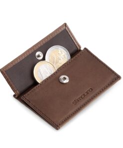 Slimpuro Coin Pocket RFID kártyavédelemmel a ZNAP Slim Wallets  8 és 12 termékekhez, gombbal