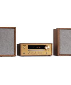Auna Berklee, HiFi sztereó rendszer, Bluetooth, sztereó hangszórók, UWK, MP3, USB, Line-In