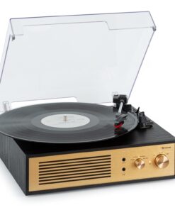 Auna Berklee TT Classic, lemezjátszó, szíjhajtás, 33 1/3 és 45 RPM, sztereó hangszórók