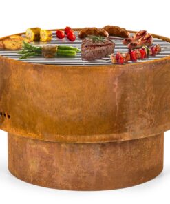 Blumfeldt Pompeji Rust tűzrakó és grill Ø60 cm acélból