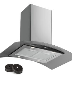 Klarstein Colette, páraelszívó, 90 cm, 601 m³/ó, A energiaosztály, rozsdamentes acél, ezüst