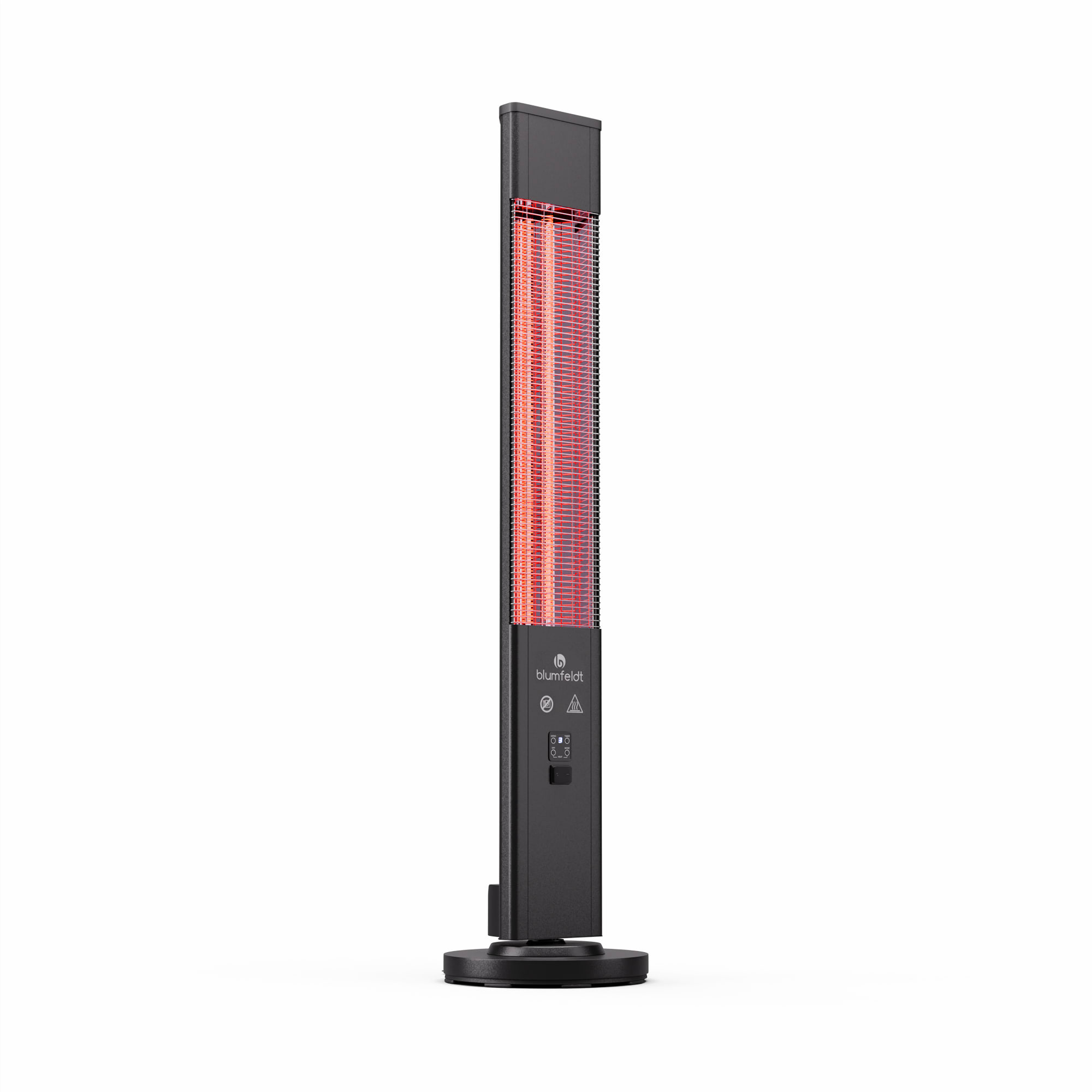 Blumfeldt Heat Guru 3000, kültéri hősugárzó, 3000W, 3 fűtési szint, távirányítóval