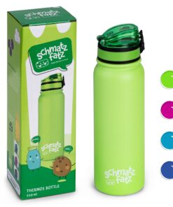 Klarstein schmatzfatz gyermek szigetelt ivópalack 550 ml rozsdamentes acél | ABS | BPA-mentes