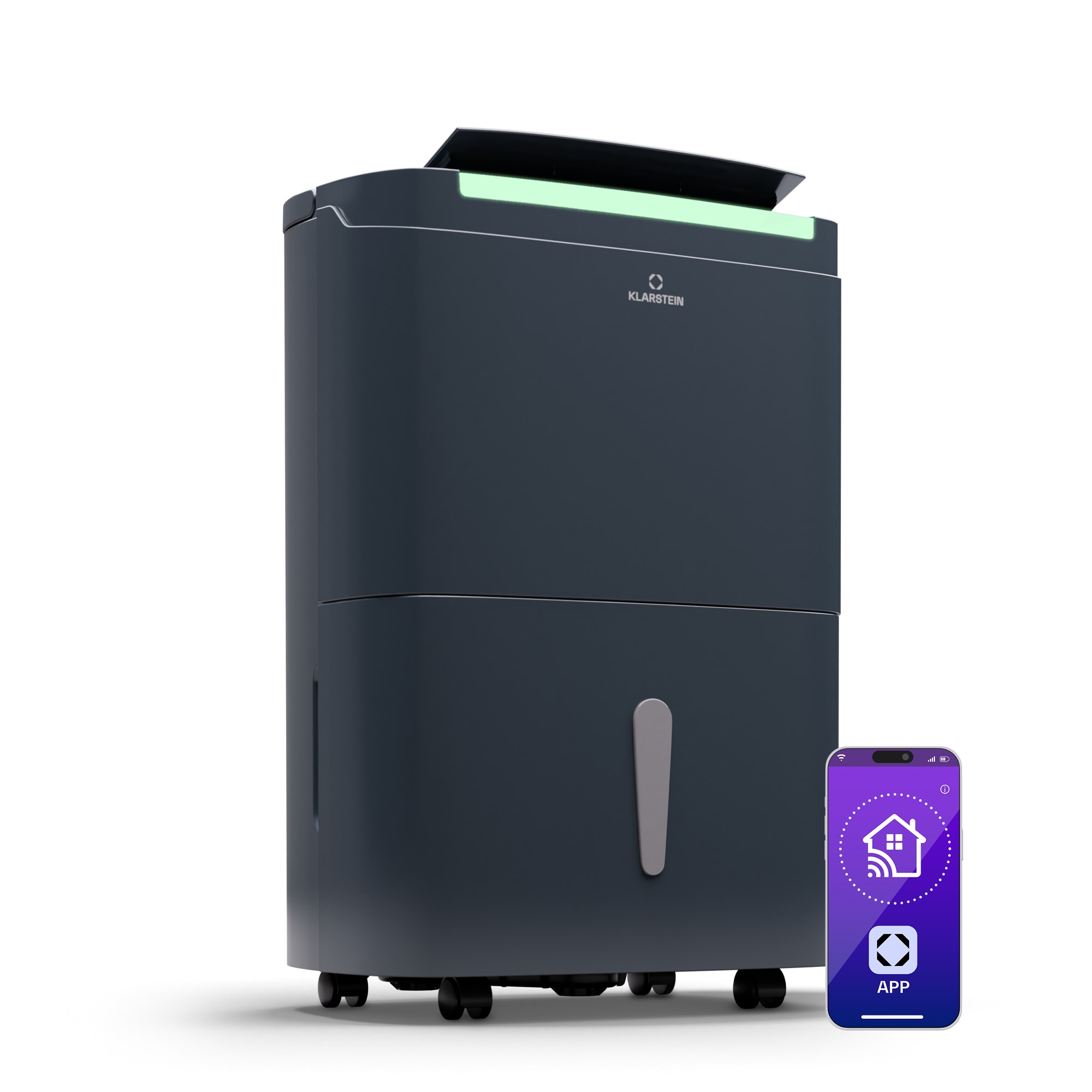 Klarstein DryFy Pro Connect Smart, Párátlanító, WiFi, Kompresszor, 30l/d, 25-35 m²