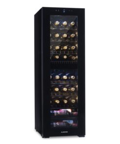 Klarstein Bellevine Deux 39 Flex, borhűtő, 116 l, 34 palack, 2 zóna