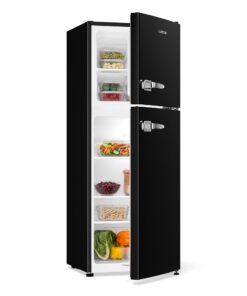 Klarstein Audrey, kombinált hűtőszekrény, 97/40 l, retró megjelenés