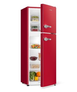 Klarstein Audrey, kombinált hűtő-fagyasztó, 98l/40l, Retro-Look, 2 szintes