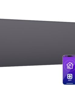 Klarstein Wonderwall Smart Infravörös hősugárzó, 60 x 120cm, Applikáció, 720 W, Heti időzítő, IP24