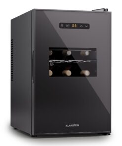 Klarstein Silent Vino 15 Uno Borhűtő 41 l / 15 palack 5-18 °C Érintős