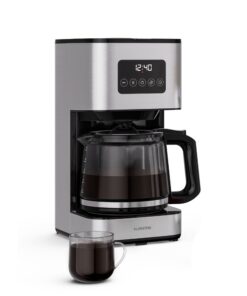 Klarstein Verosteel filteres kávéfőző | Rozsdamentes acél | 1,5 liter | Melegen tartó funkció | 12 csésze